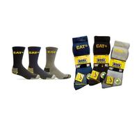 Lot de 3 paires de chaussettes de travail CATERPILLAR C-123, noir