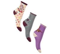 Lot de 3 paires de chaussettes Disney Frozen différents modèles pour poule (27-30, VH0603 multicolores)