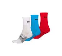 Canterbury Coolmax Race (3-Pack) for Cycling | Lightweight| Moisture Wicking| Athletic Sports Crew Socks Cyclisme Chaussettes Homme, Blanc