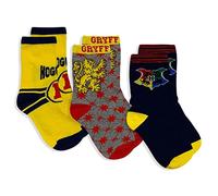 Lot de 3 paires de chaussettes Harry Potter pour enfant en coton, chaussettes enfant 5678, Variante 1., 31-34