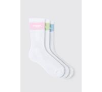 Lot de 3 paires de chaussettes rayées - MAN homme - multicolore - ONE SIZE, multicolore