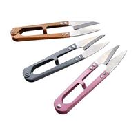 Lot de 3 paires de ciseaux à fil en acier inoxydable - Ciseaux de couture universels pour couper avec précision le fil et le fil pour les travaux manuels et l'entretien des plantes.