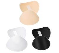 Lot de 3 paires de coussinets d'épaule en éponge respirante pour soutien-gorge, rehausseur d'épaules pour blazer, costume, manteau, veste, vêtements, accessoires de pour femme
