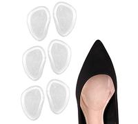 Lot de 3 paires de coussinets en gel pour la plante des pieds, coussinets pour chaussures à talons hauts, coussinets réutilisables pour soulager la douleur du métatarse, pour femme