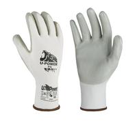 LOT DE 3 PAIRES DE GANTS DE TRAVAIL ENDUIT NITRILE LEGER RESISTANT - dtail : 9