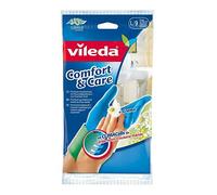 Lot de 3 paires de gants Vileda Comfort & Care avec lotion à base de camomille