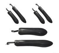 Lot de 3 paires de garde-boue avant et arrière pour VTT de 26 pouces conçus pour éviter les éclaboussures de boue en utilisant du plastique PP