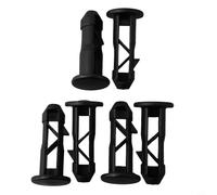 Lot de 3 paires de goupilles à charnière pour couvercle de poubelle à roulettes, 67 mm x 31 mm, convient pour poubelles ménagères de 240 L, poubelles d'extérieur