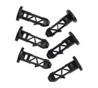 Lot de 3 paires de goupilles de charnière pour couvercle de poubelle à roulettes, remplacement fiable pour poubelles de 240 L, construction en plastique, longueur 67 mm