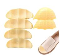 Lot de 3 paires de semelles d'orteils en polyuréthane | Entretoises confortables et antidérapantes pour chaussures trop grandes | Inserts respirants pour chaussures plates, talons hauts, talons