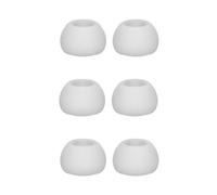 Lot de 3 paires d'embouts de rechange en silicone pour bouchons d'oreille Sennheiser CX80S CX350BT CX150BT CX300II - Blanc, S
