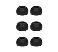 Lot de 3 paires d'embouts de rechange en silicone pour bouchons d'oreille Sennheiser CX80S CX350BT CX150BT CX300II - Noir, L