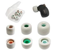 Lot de 3 paires d'embouts en mousse à mémoire de forme pour Sony WF-1000XM4 LinkBuds S pour coque Sony LMS Gris