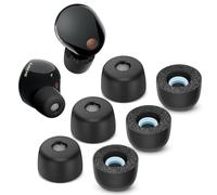 Lot de 3 paires d'embouts en mousse à mémoire de forme pour Sony WF-1000XM5 avec maille anti-poussière, embouts de rechange antidérapants pour écouteurs sans fil Sony True, tiennent dans le boîtier de