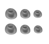 Lot de 3 paires d'embouts en silicone pour écouteurs JBL LIVE PRO2/Free2 (S/M/L) réutilisables et lavables pour écouteurs Bluetooth (argent)