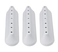 Lot de 3 palettes de levage pour machine à laver Vestel 42148896 Blanc