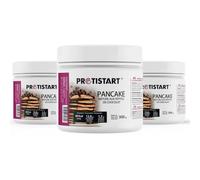 Lot de 3 - Pancake protéinée nature aux pépites de chocolat PROTISTART - Pot 300g - 36 portions