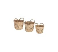 Lot de 3 Paniers de Rangement Nomade Atmosphera
