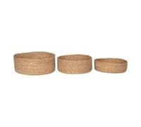 Lot de 3 paniers jonc de mer