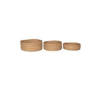 Lot de 3 paniers jonc de mer