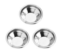 Lot de 3 paniers porte-filtres, panier filtrant non pressurisé, filtre à café en acier inoxydable, tamis à une tasse, réutilisable et lavable pour machines à café porte-filtre de