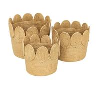 Atmosphera - Lot de 3 paniers Ronds Inuit Dreams l22 26 29cm