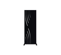 Lot de 3 Panneaux Décoratifs - Casanoov - VELETA - H.160cm - Noir - Motifs côté gauche