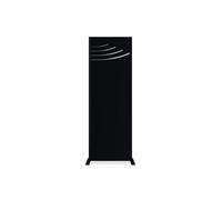 Lot de 3 Panneaux Décoratifs - Casanoov - VELETA - H.160cm - Noir - Motifs sur le haut