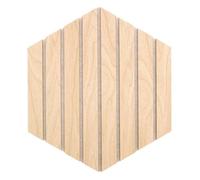 Lot de 3 panneaux décoratifs Colva beige fond gris 30x26cm - Atmosphera Créateur d'intérieur
