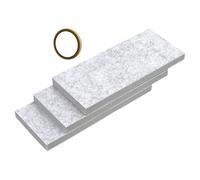 Lot de 3 panneaux d'isolation en feutre pour fenêtre de climatisation, joints d'aération réglables et résistants aux intempéries, panneaux en mousse portables