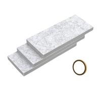 Lot de 3 panneaux d'isolation en feutre pour fenêtre de climatisation, joints d'aération réglables et résistants aux intempéries, panneaux en mousse portables