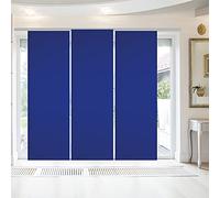 Lot de 3 panneaux japonais opaques avec technologie - 60 x 245 cm (largeur x longueur), rideaux Alessia dans de nombreuses couleurs
