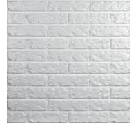 Lot de 3 Panneaux muraux - DECOON - Décoratif 3D - Polystyrène - Effet Briques - 60x60x2 5 cm - 1 08m2