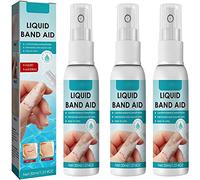 Lot de 3 pansements liquides étanches pour égratignures et petites coupures 30 ml