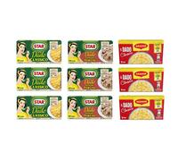 Lot de 3 paquets de 10 cubes de soupe Star Classico + Star Funghi Porcini (3 x 10 pièces) + Maggi Classico (3 x 10 pièces)