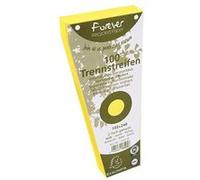 Lot de 3 paquets de 100 intercalaires trapèze jaune Perforation 2 trous