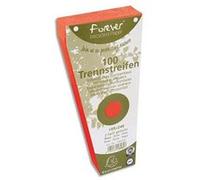 Lot de 3 paquets de 100 intercalaires trapèze orange, Perforation 2 trous