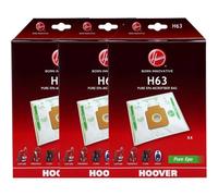 Lot de 3 paquets de 4 sacs H63 microfibres pour aspirateurs Hoover - 35602585