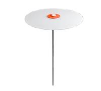 Lot de 3 parasols de jardin d'extérieur - Hauteur réglable - Protection contre la pluie - Pour plantes en pot - Parapluie de jardin avec cadre en métal