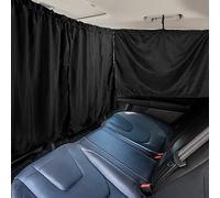 Lot de 3 Pare-Soleil de fenêtre de Voiture, bloquent la lumière à 95%, 1 Rideau de séparation et 2 Rideaux de fenêtre, Accessoires pour berline et SUV pour Enfants, bébés, Voyage, Camping, Sieste