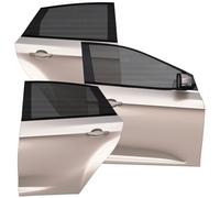 Lot de 3 pare-soleil de voiture avec protection solaire UV pour enfants et bébés (1 fenêtre avant et 2 pièces arrière) | Pare-soleil de voiture latéral en 2 densités pour le bien du conducteur