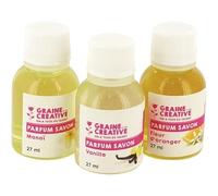 Lot de 3 parfums pour savon assortiment 2