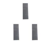 Lot de 3 patchs à tige Micarta légers et durables - Surface lisse - Matériel de bricolage - Fournitures de bricolage - Décoration domestique - Noir et bleu - 120 x 40 x 8 mm