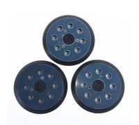 Lot de 3 patins de ponçage de 12,7 cm avec 8 trous pour extraction de poussière compatibles avec ponceuse orbitale Makita BO5021K BO5010 BO5021 BO5030