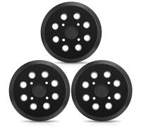 Lot de 3 patins de ponceuse orbitale à 8 trous de 12,7 cm pour ponceuse orbitale Ryobi R2600 R2601 de 12,7 cm avec crochet et boucle de rechange pour Ridgid #300527002
