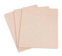 Lot de 3 peaux de tatouage 7,8 x 11,8 pouces, réalistes et résistantes, pour la pratique du tatouage, 0,12 pouces d'épaisseur, vierges, pour la pratique du tatouage, pour les débutants et les tatoueur