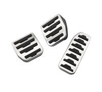 Lot de 3 pédales de voiture pour Land For Rover Discovery Sport L550 2014-2019 - Couvre-pédale de frein et d'embrayage antidérapant (3 pièces)