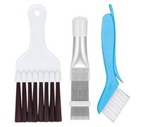 Lot de 3 Peigne D'Aileron de Condensateur de Climatiseur,Climatiseur Peigne,pour Sèche-Linge,Peigne à Lamelles,Brosse Nettoyage Palme,Lamelles Refroidissement,Kit Nettoyage