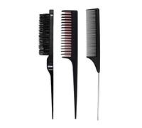 Lot de 3 peignes à cheveux longs antistatiques pour femme et homme