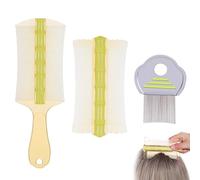 Lot de 3 peignes anti-poux double face pour enfants, anti-pellicules, avec poignée, pour hommes, femmes, adultes, enfants, chats et chiens, livré avec peigne pour animaux de compagnie